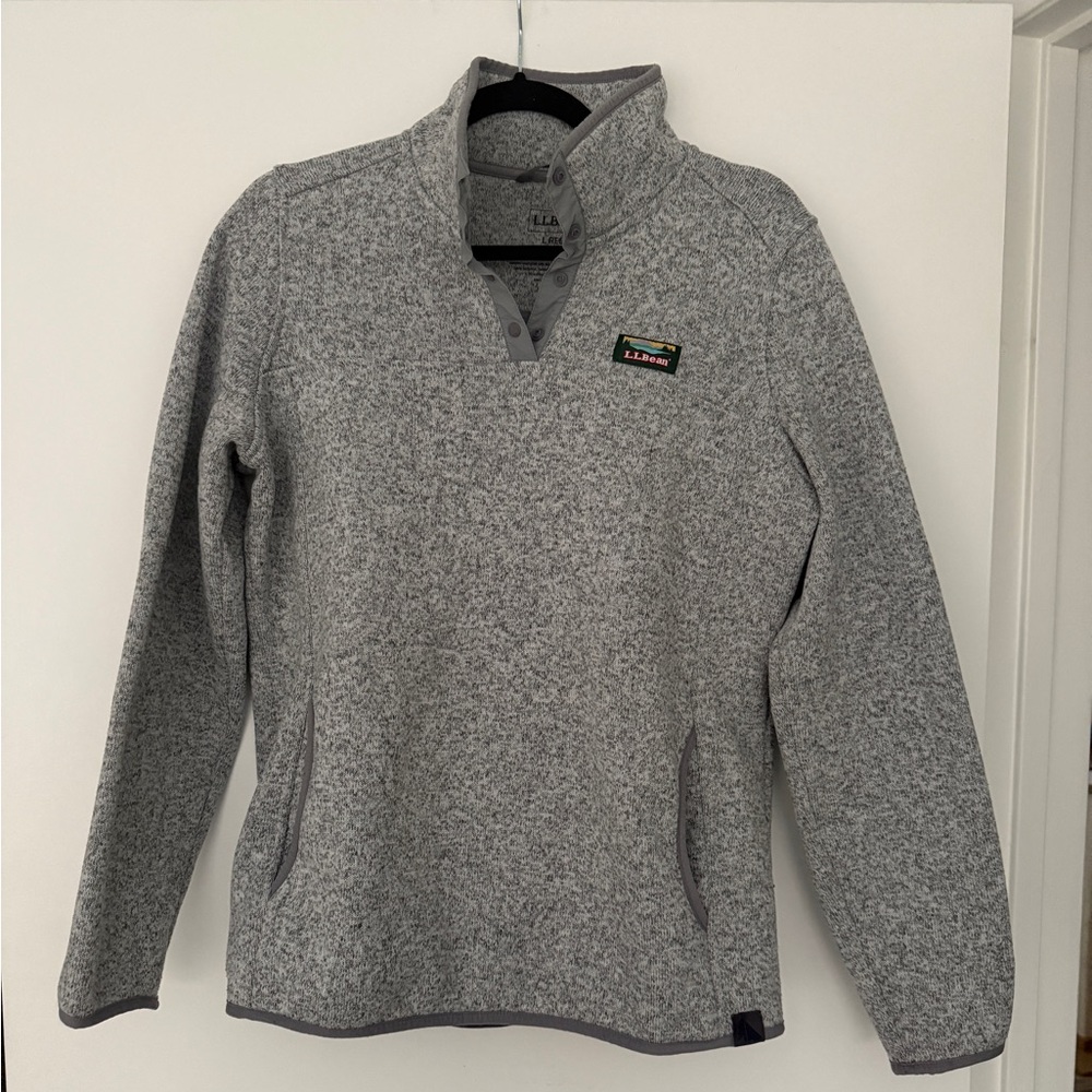L.L. Bean Snap Pullover - Women’s L
